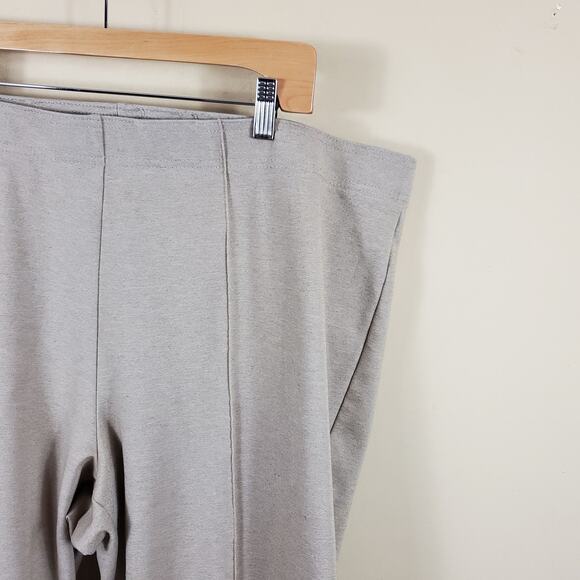 Rebecca Malone Tan Front Seam Straight-leg Pull-on Pants Size 3X - Picture 5 of 9